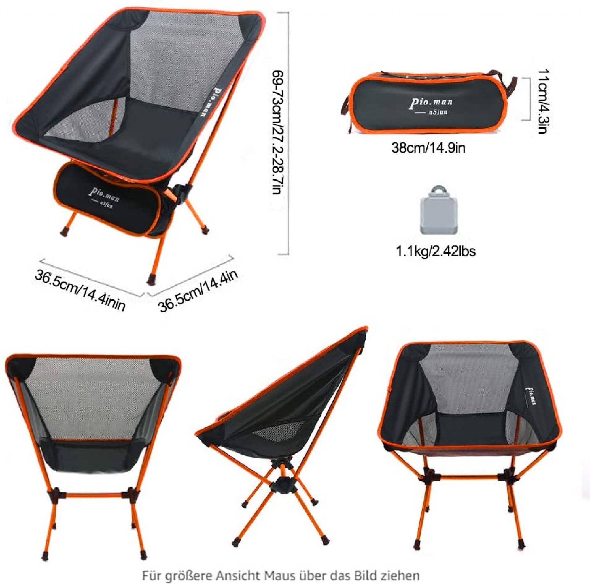 CAMPING LIGHTWEIGHT CHAIR Adventure Geek